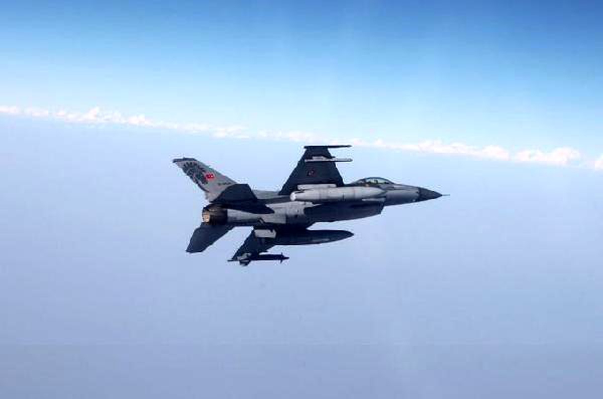 Msb: iki f-16, suriye hava sahasında uçtu