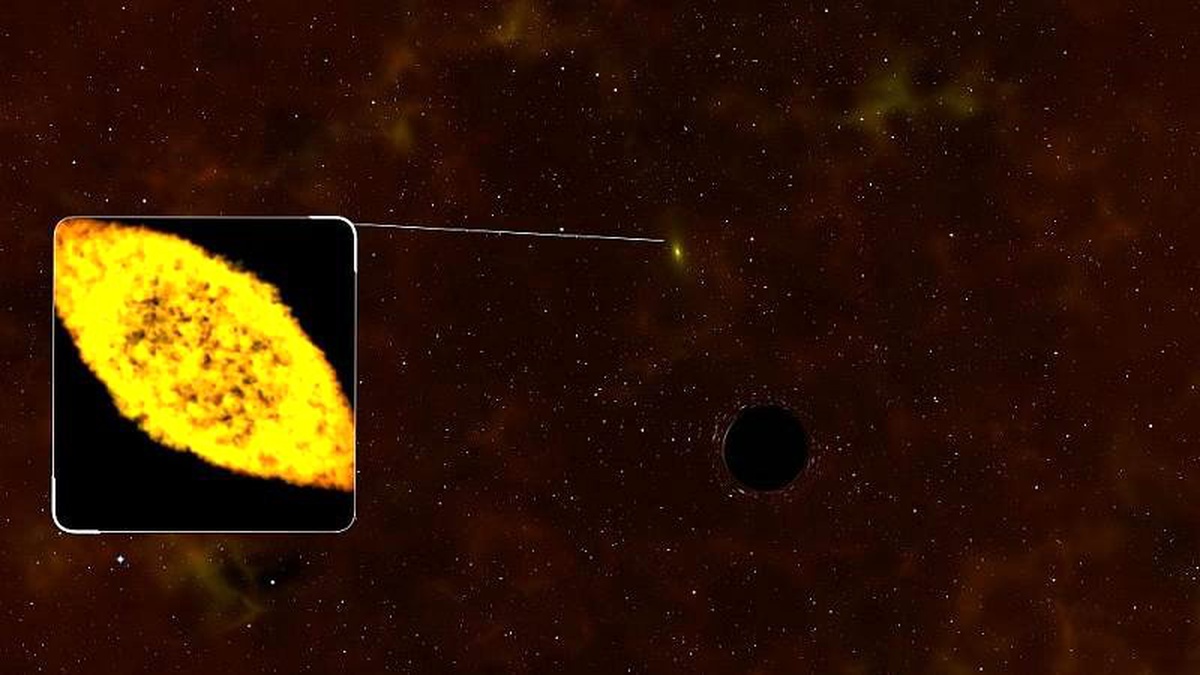 NASA bir kara deliğin yıldızı parçalamasını görüntüledi