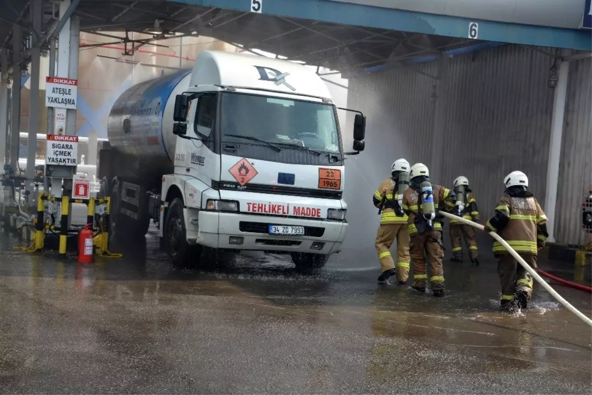 Nefesleri kesen yangın tatbikatı