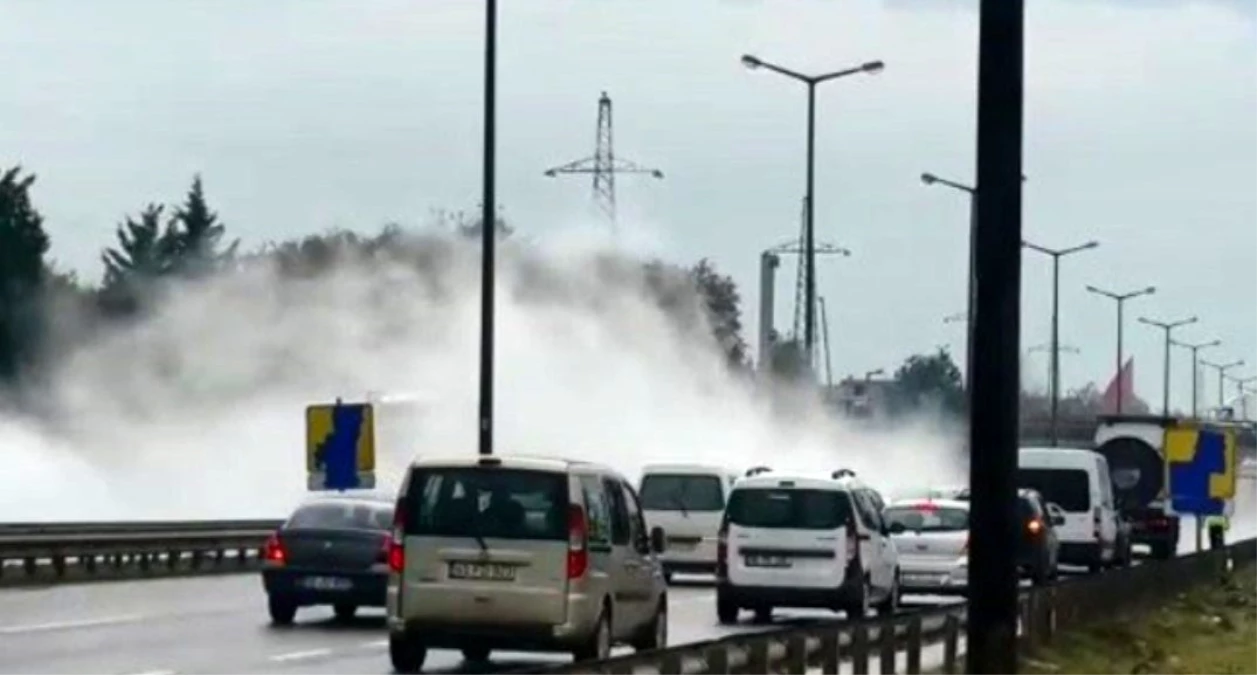 Oksijen deposundaki sızıntı vatandaşlara zor anlar yaşattı