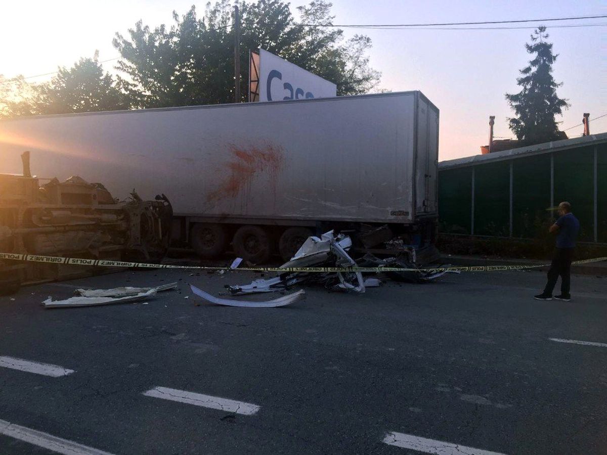Rize\'de trafik kazası: 1 ölü, 1 yaralı