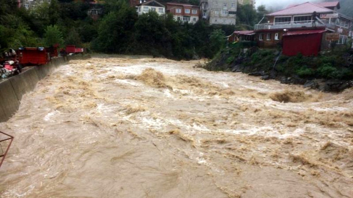 Artvin\'de sel felaketi: Dereler taştı, yollar kapandı