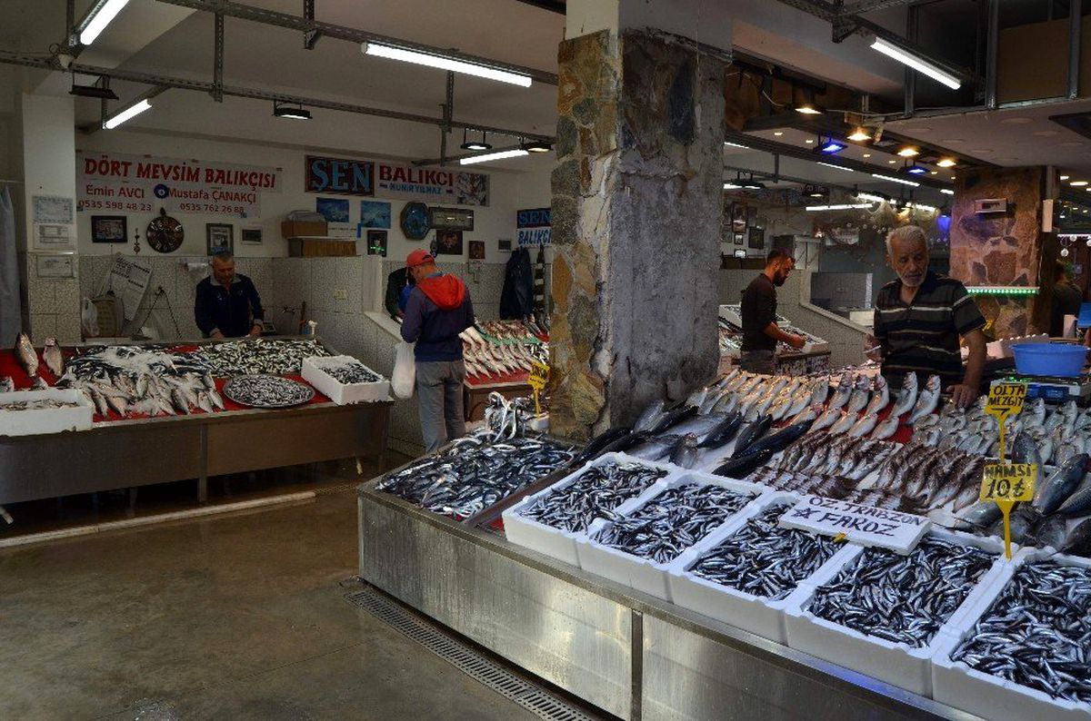 Balık bollaştı, tezgâhlar şenlendi