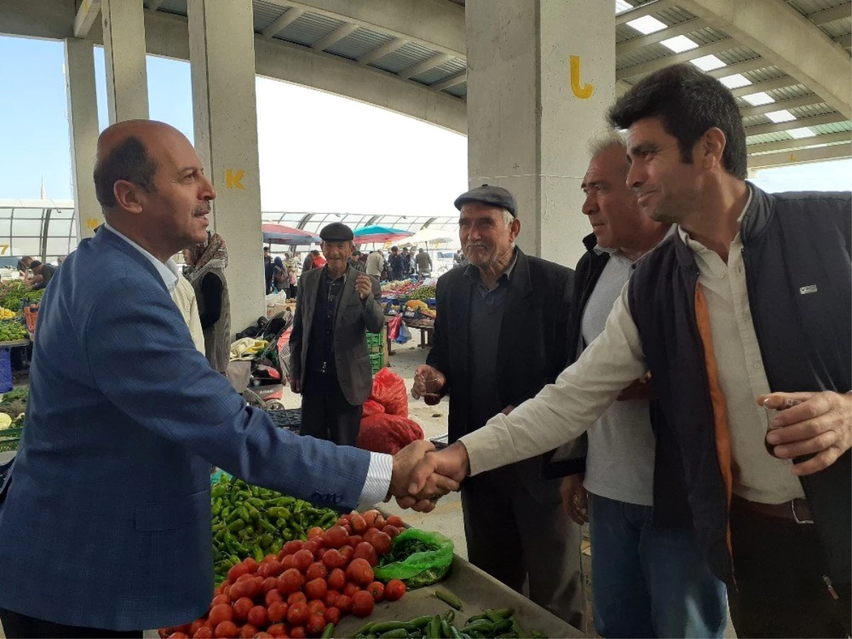Başkan Bozkurt\'tan Kapalı Pazar Yeri esnaflarına ziyaret