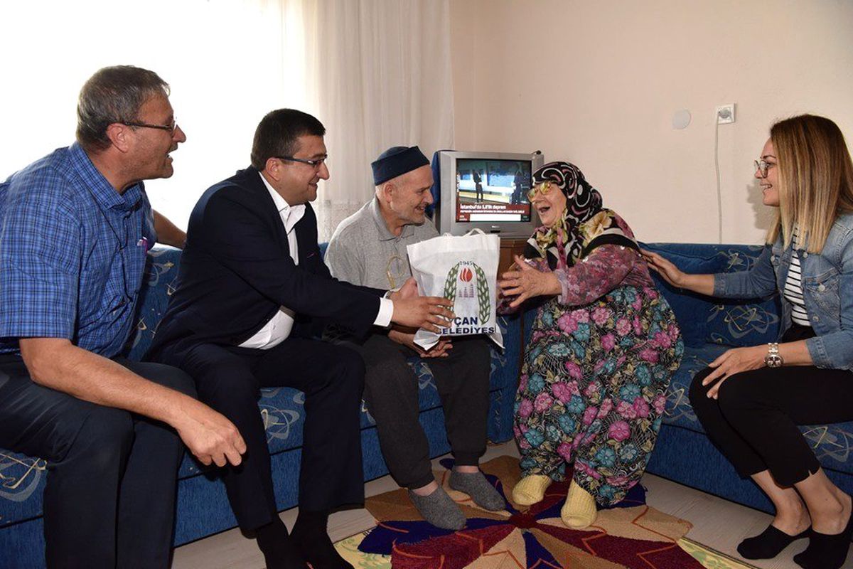 Çan belediyesinden evde kişisel bakım hizmeti