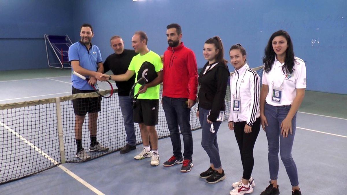 Erzurum\'da tenis heyecanı