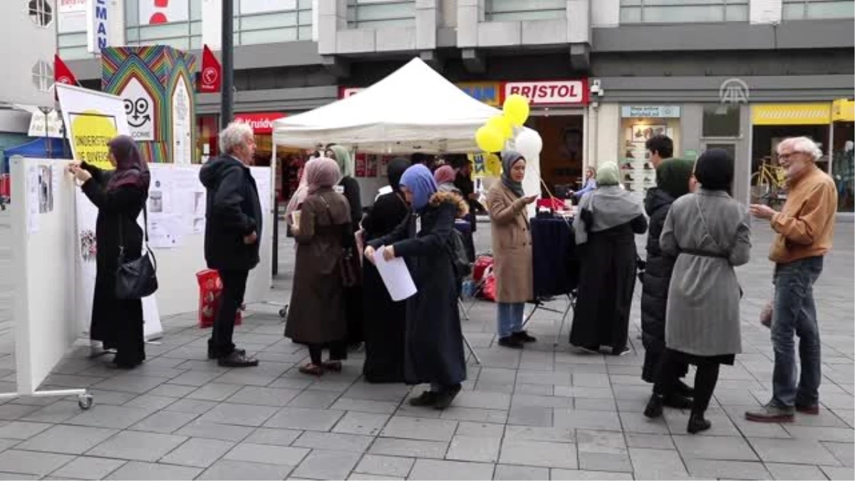Hollanda\'da Müslüman kadınlara yönelik ayrımcılığa karşı sokak aksiyonu