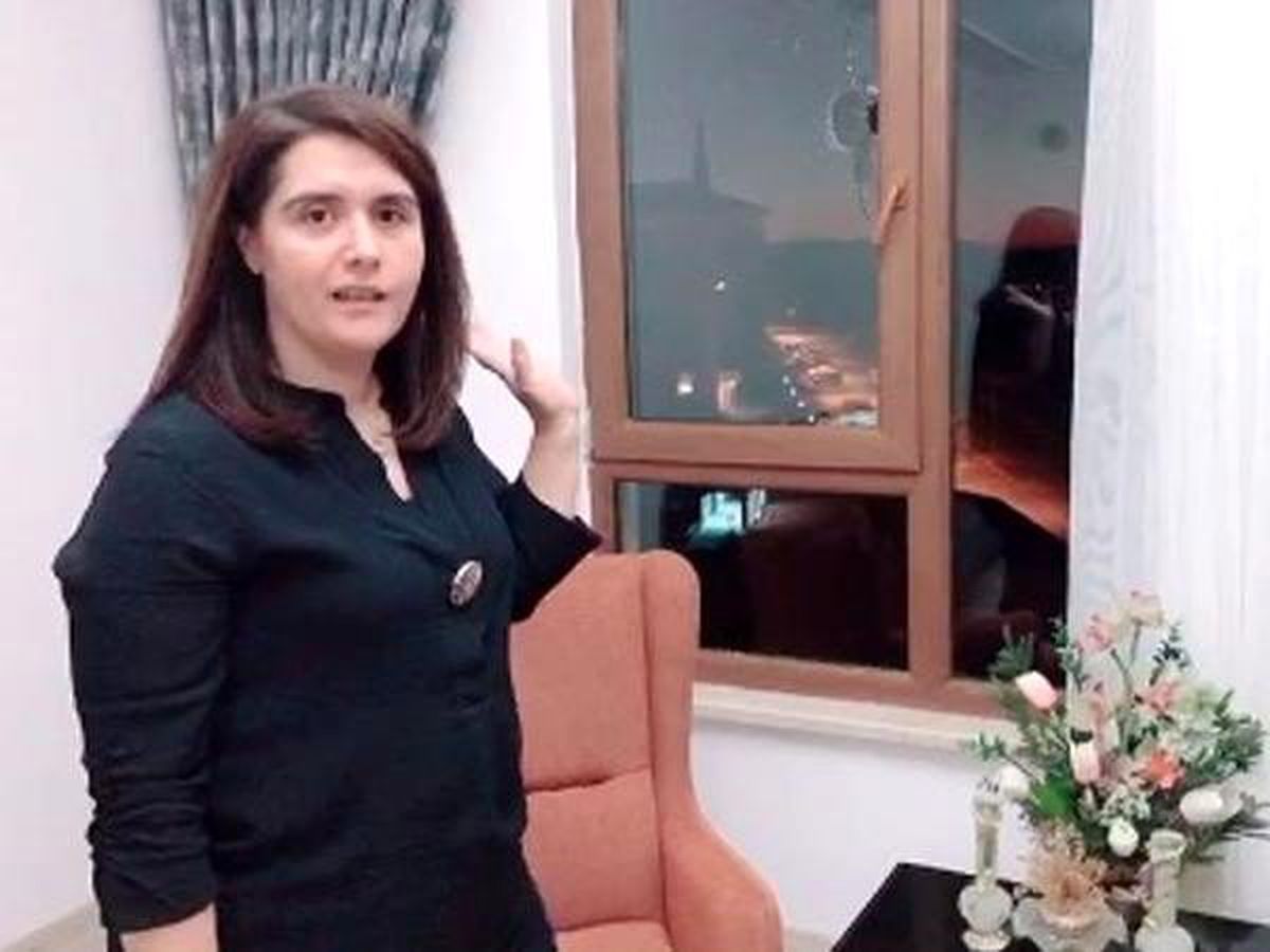 Maganda kurşunu iki camın arasında kaldı
