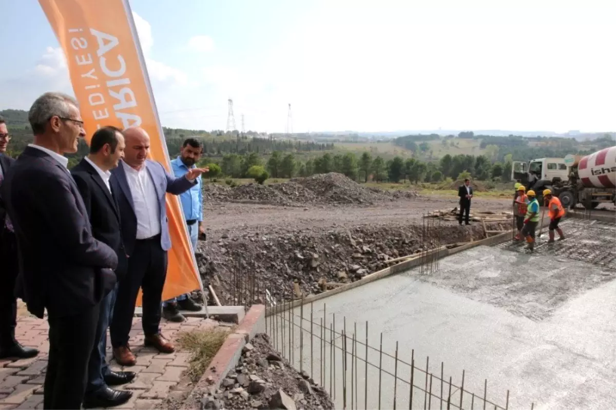 Mezarlık Hizmet Binasının temeli atıldı