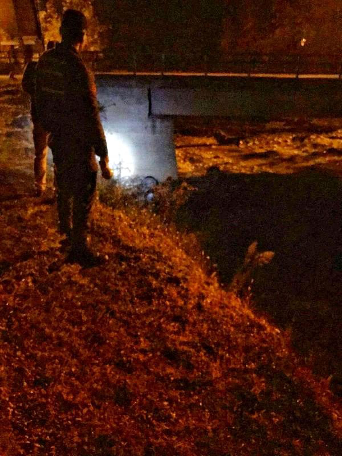 Otomobil dereye uçtu; sürücü öldü