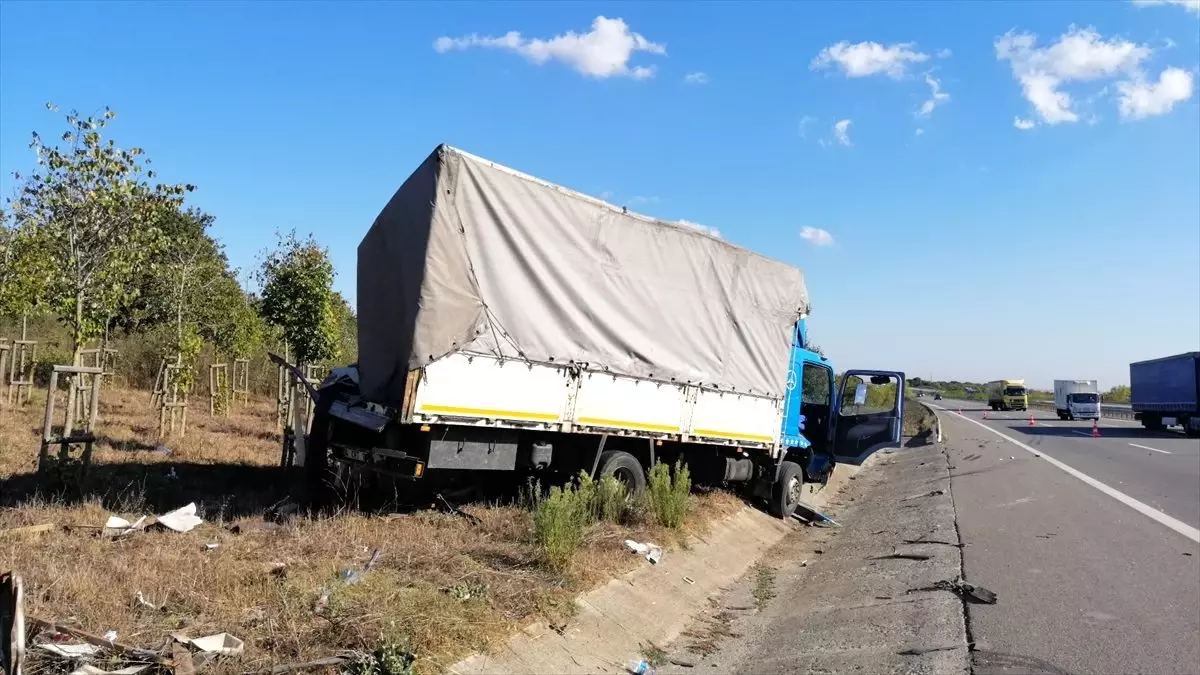 Tekirdağ\'da trafik kazası: 1 yaralı