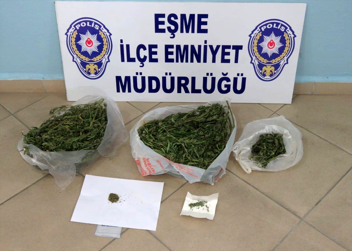 Uşak\'ta uyuşturucu operasyonu