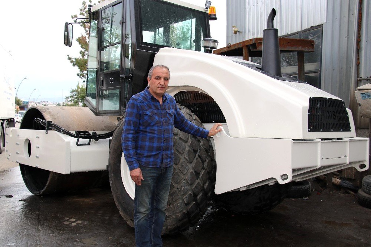 Çırak olarak başladığı işte yerli makine üretti