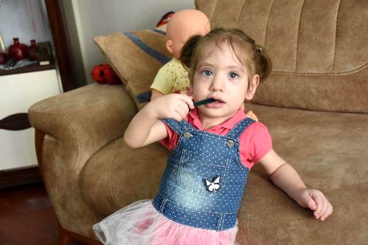 Kalp hastası ecrin bebek, 21 ayda 4 ameliyat geçirdi