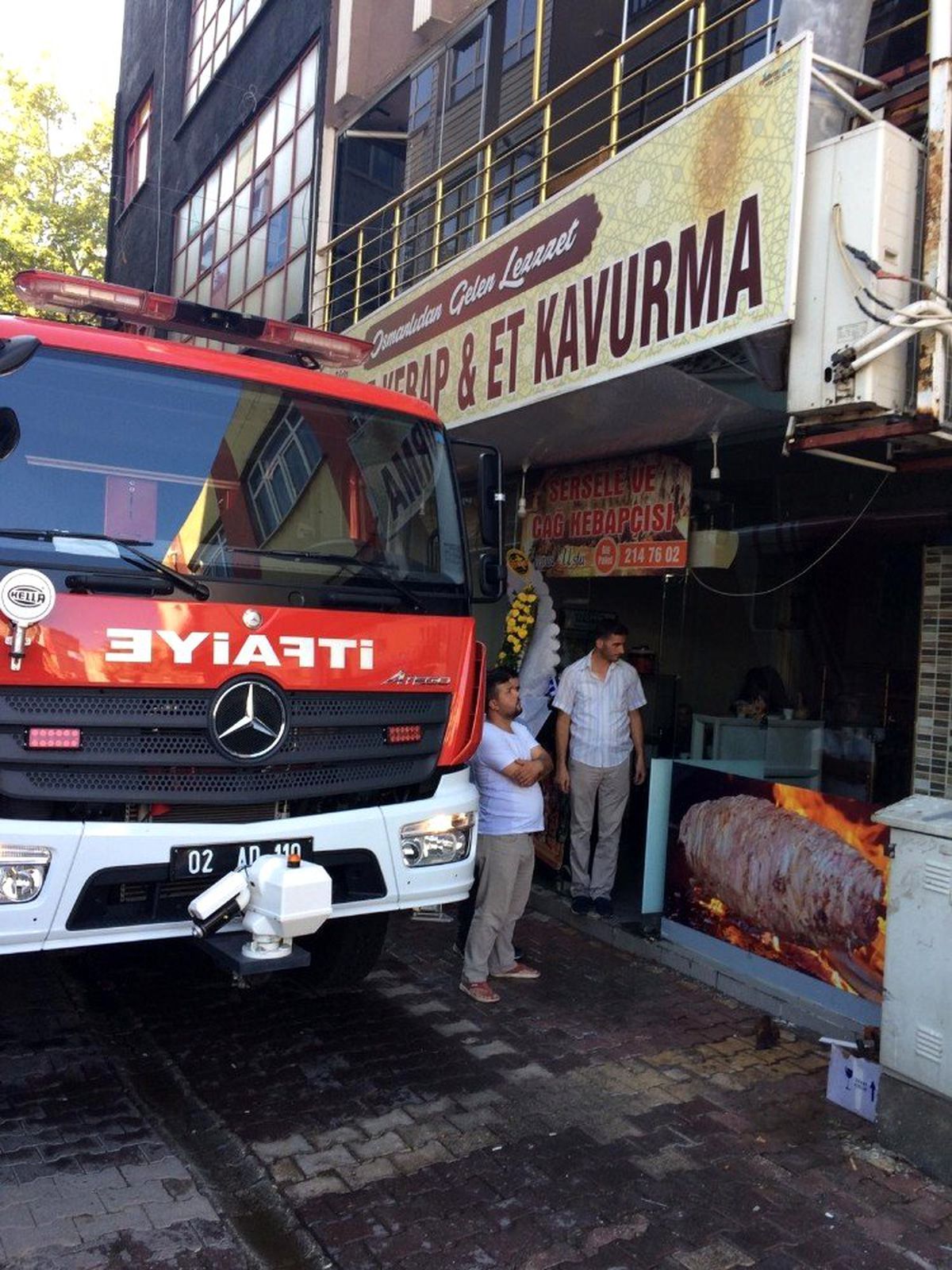 Lokantada baca yangını korkuttu