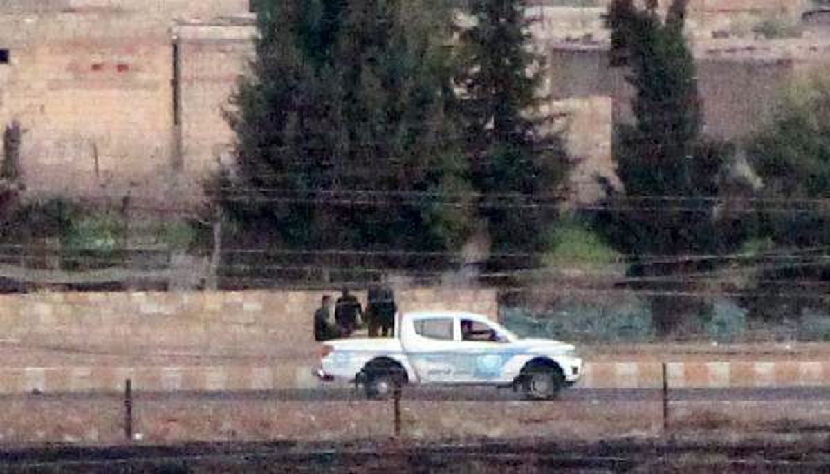 Ypg\'li teröristlerin sınır hattındaki hareketliği görüntülendi
