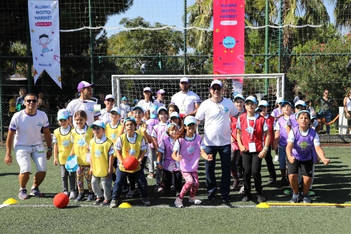 Allianz Motto Hareket İstanbul Şenliği ile 500 çocuk \'harekete\' geçti