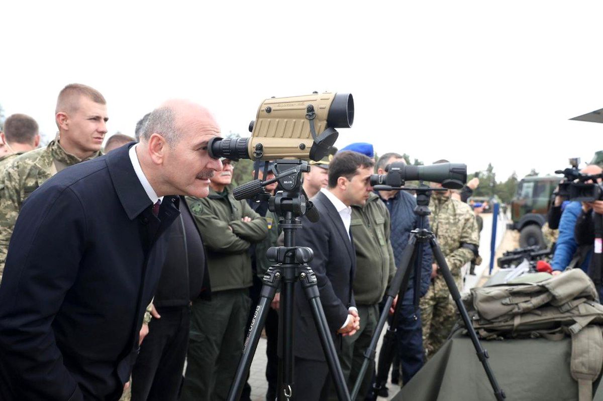 Bakan Soylu Ukrayna\'da tatbikatı izledi