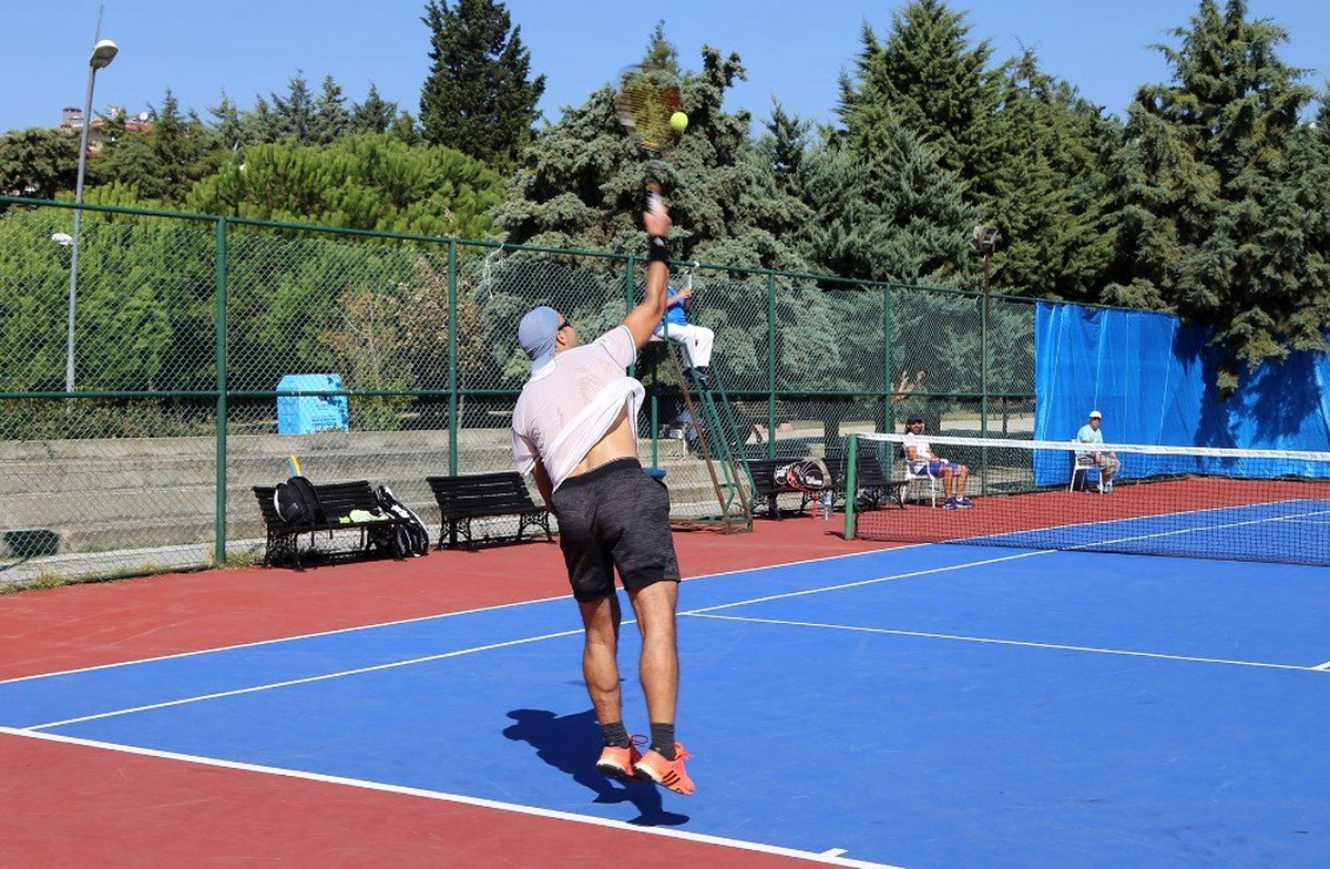 Büyükçekmece\'de tenis turnuvasına büyük ilgi
