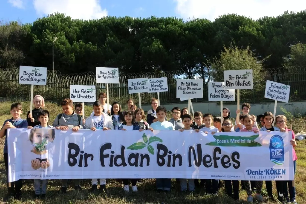 Çocuk Meclisi\'nden "Bir Fidan Bin Nefes" kampanyası