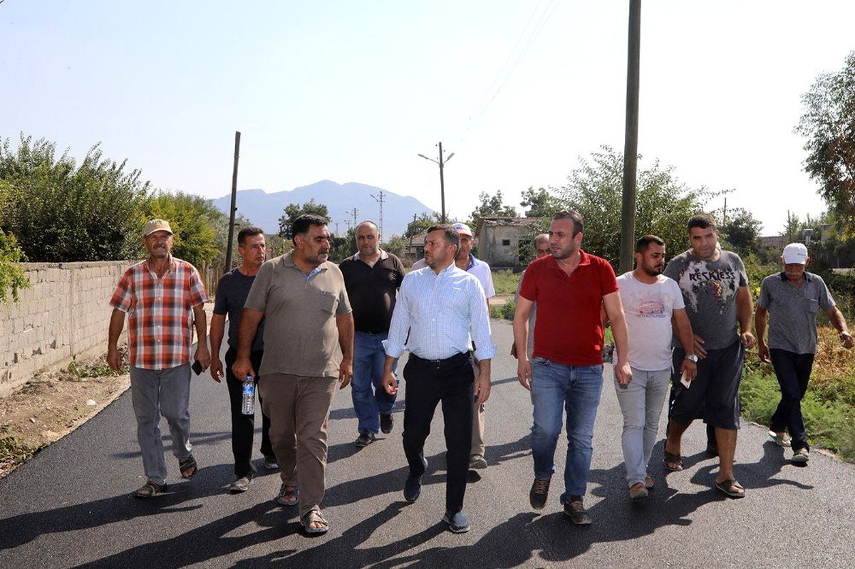 Herekli mahallesi 15 yıl sonra sıcak asfaltla tanıştı