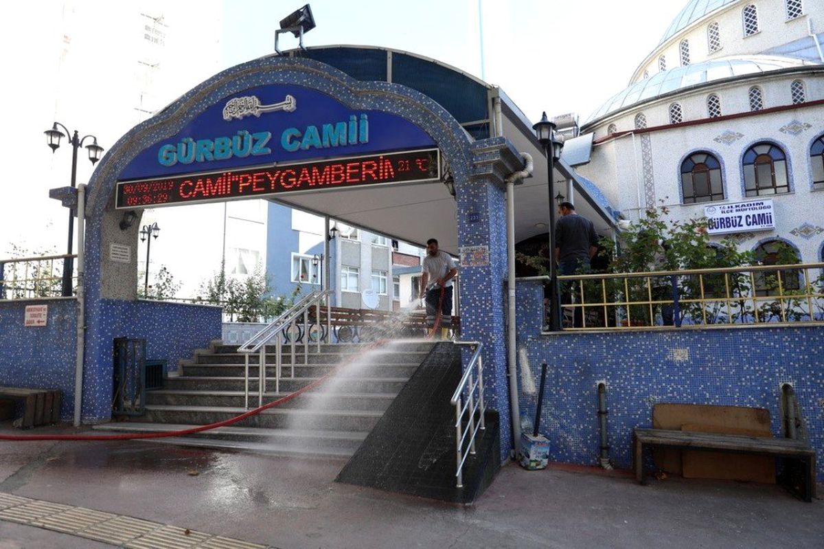 İlkadım\'da camiler tertemiz