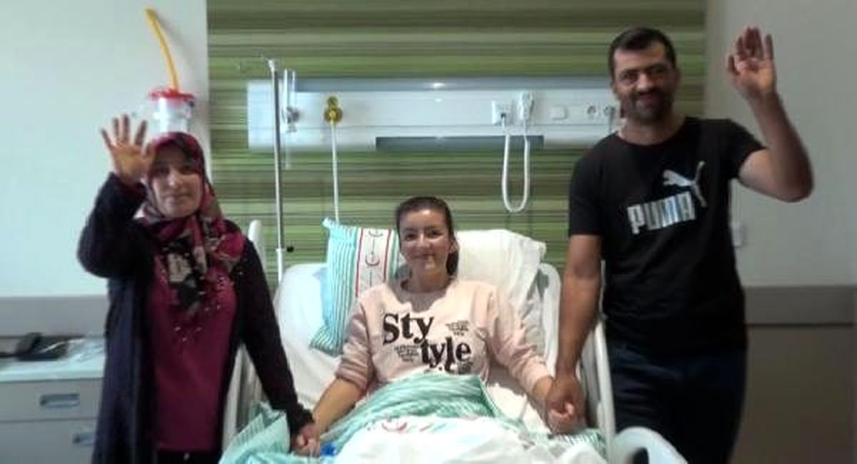 Liseli melike, anjiyo ile sağlığına kavuştu