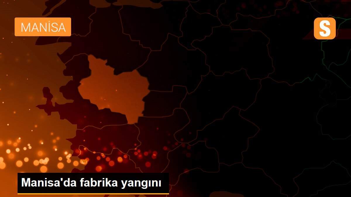 Manisa\'da fabrika yangını