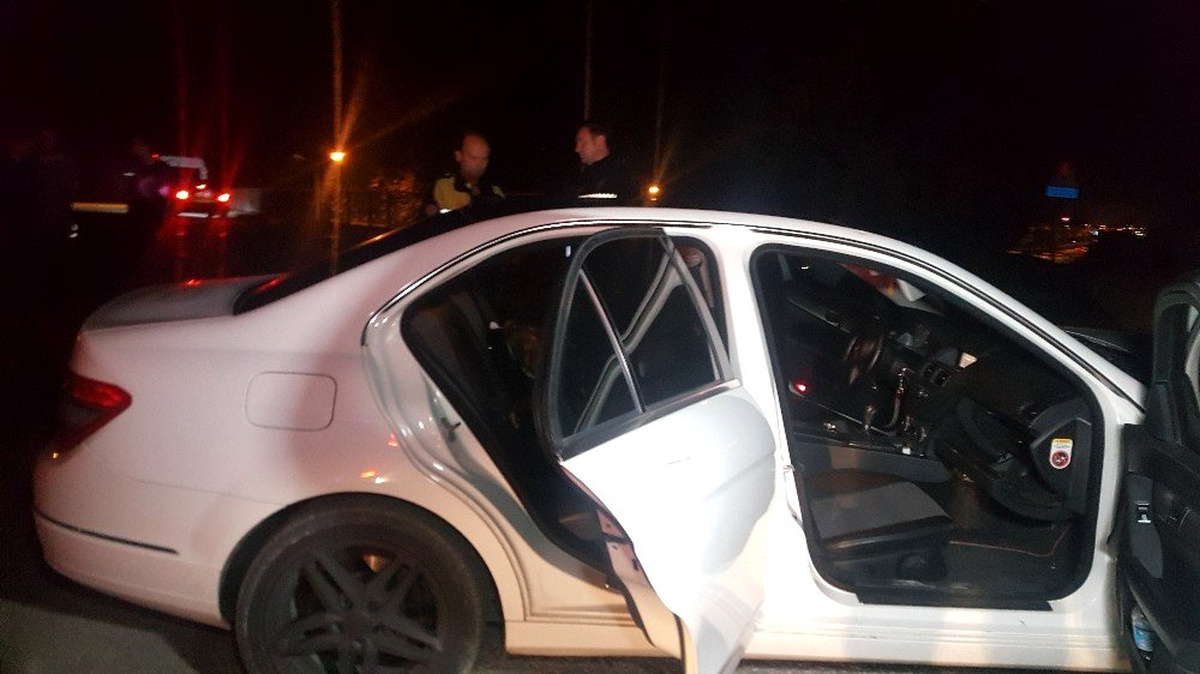 Polisin dur ihtarına uymadı, kaçarken kaza yaptı