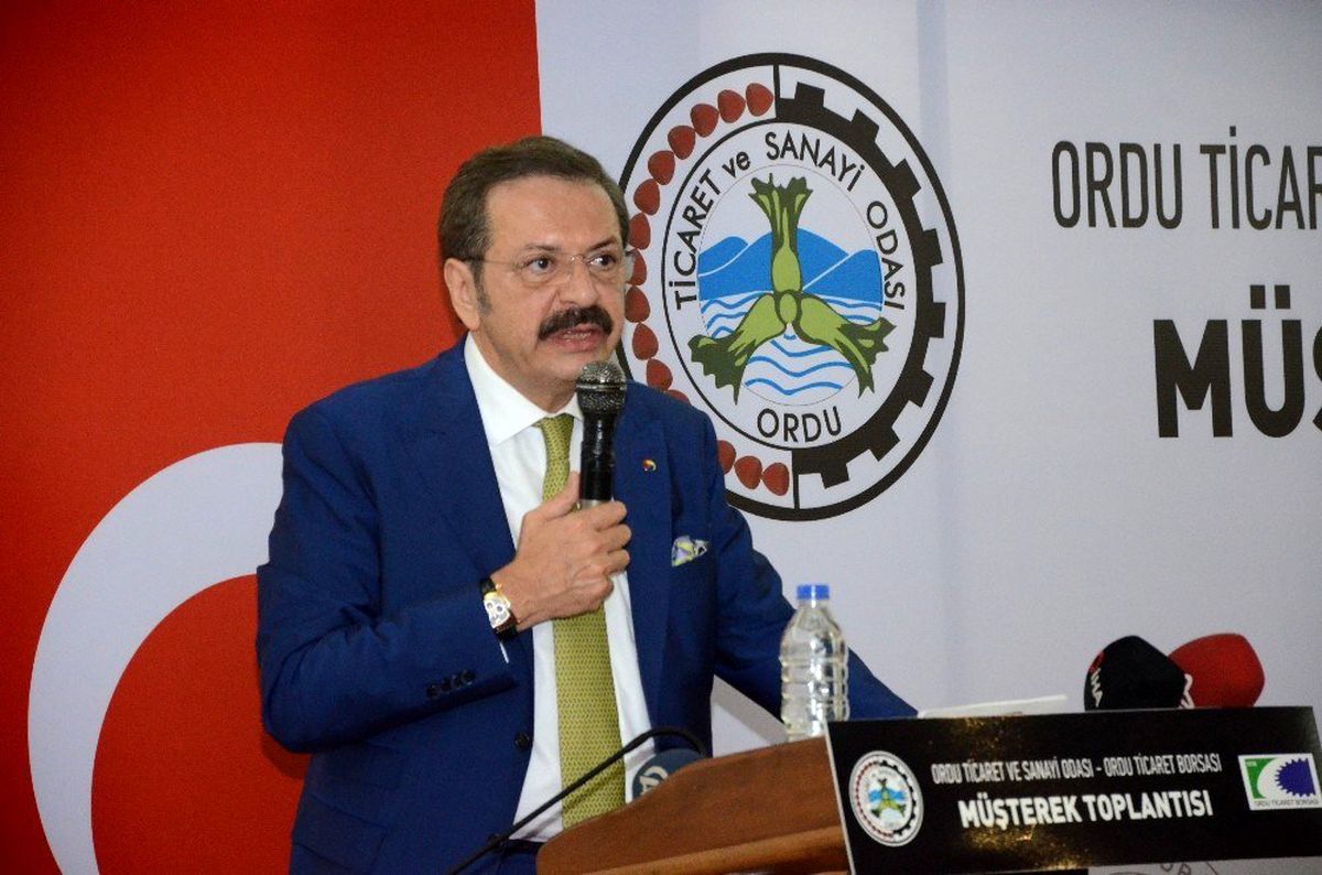 TOBB Başkanı Hisarcıklıoğlu: "Karadeniz-Akdeniz yolu Ordu\'yu Orta Doğu\'ya bağlayacak"