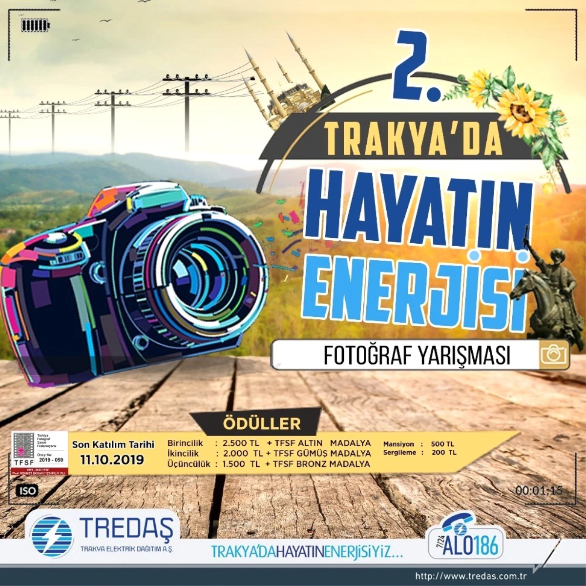 "Trakya\'da Hayatın Enerjisi" yarışması başvuruları için son günler