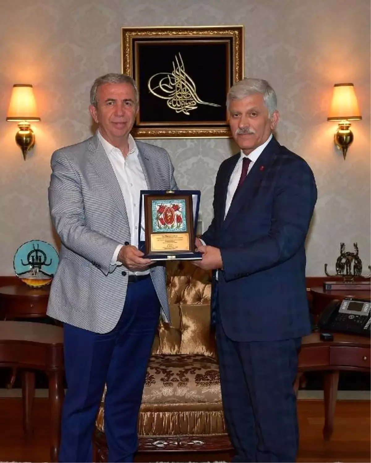 Tvhb heyetinden mansur yavaş\'a ziyaret