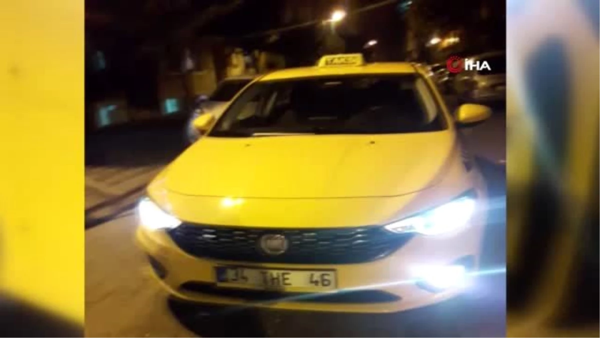 Zeytinburnu\'nda taksiciye gaspçı dehşeti