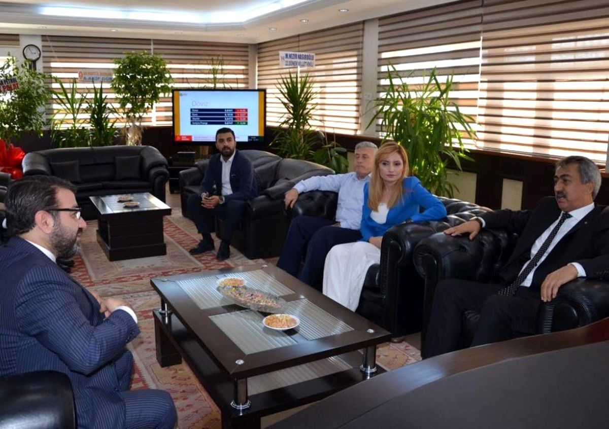 Başkan Gür\'den Batman Emniyet Müdürü Kıraç\'a nezaket ziyareti