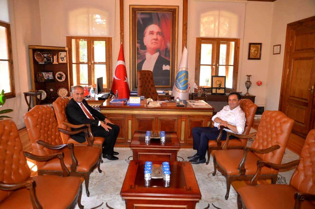 Başkan Yaman ve Başkan Şahin bir araya geldi