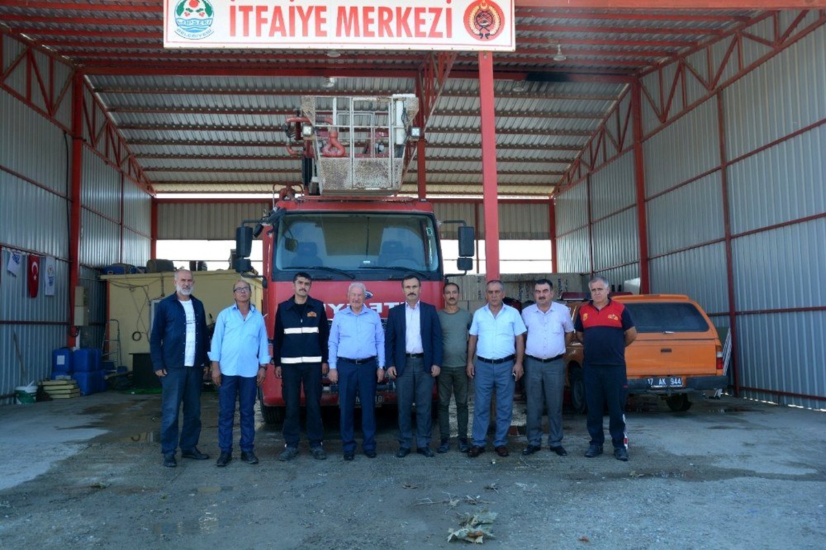Başkan Yılmaz itfaiye erlerini ziyaret etti