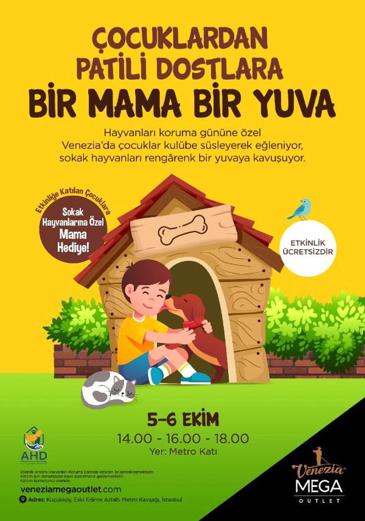 Hayvan kulübelerine çocuk eli değecek