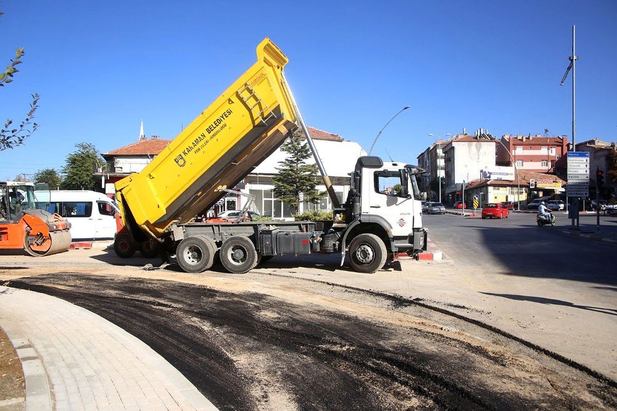 Karaman\'da kavşak düzenlemesi