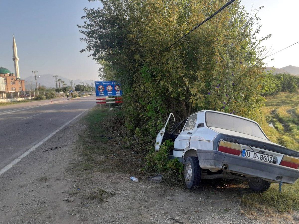 Kozan\'da trafik kazası: 1 yaralı