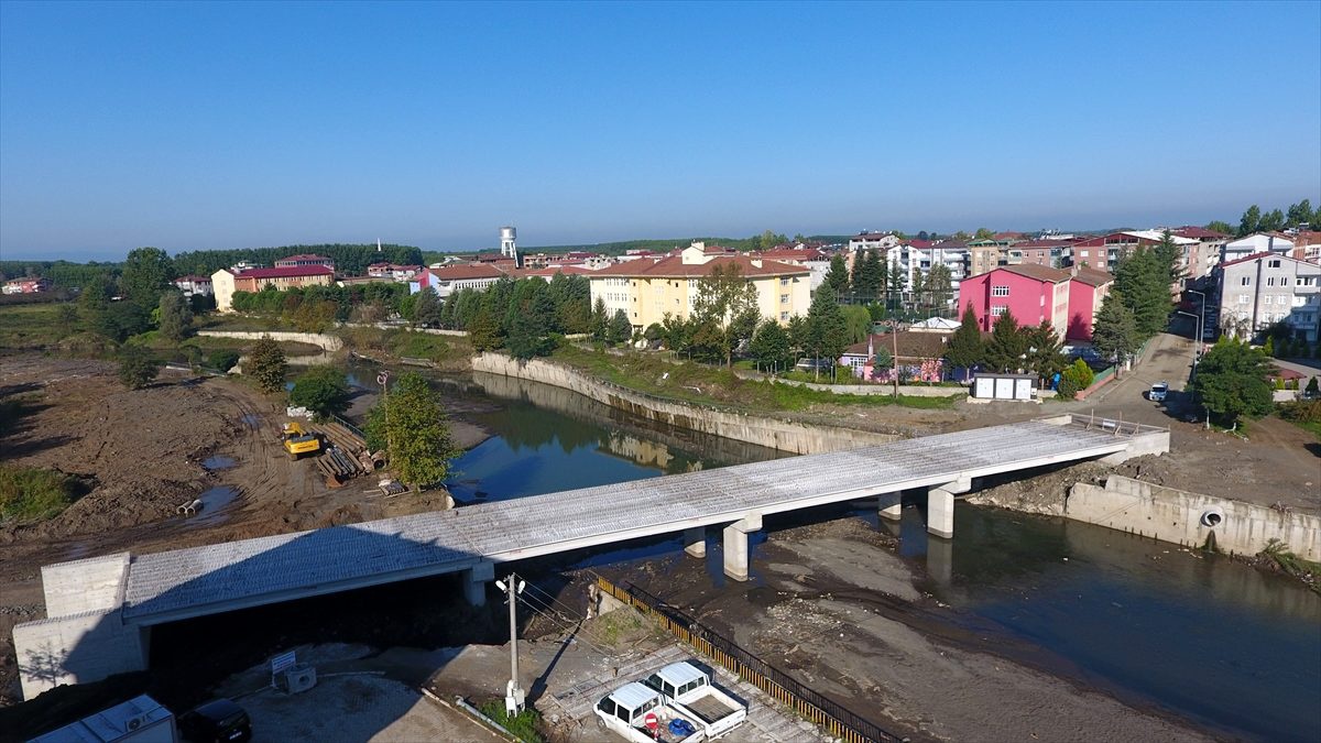 Terme\'de köprü inşaatında sona gelindi