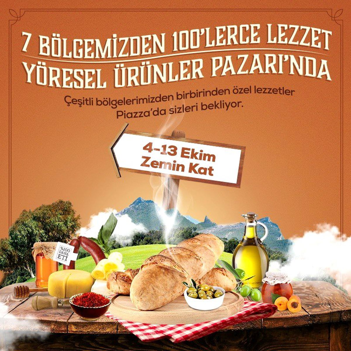 Türkiye\'nin lezzetleri bu pazarda buluşacak