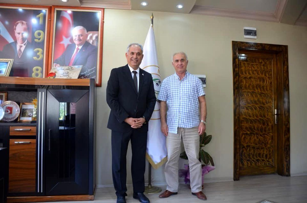 Başkan Yaman\'a anlamlı ziyaret