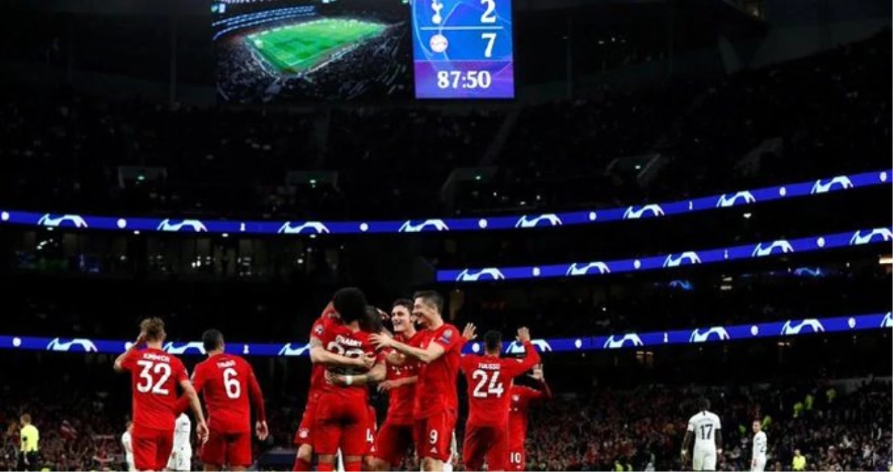 Bayern Münih, Tottenham\'ı deplasmanda 7-2 mağlup etti