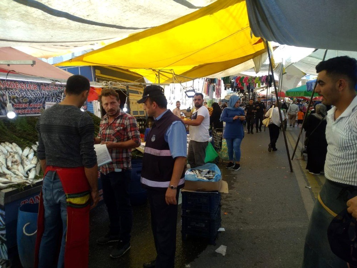 Darıca\'da balık tezgahları denetlendi
