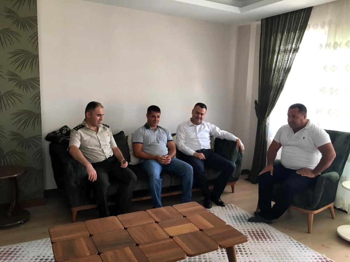 Kaymakam Otcu\'dan şehit ailelerine ziyaret