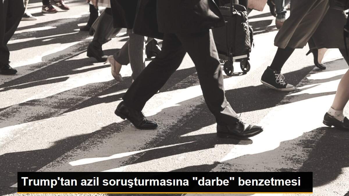 Trump\'tan azil soruşturmasına "darbe" benzetmesi