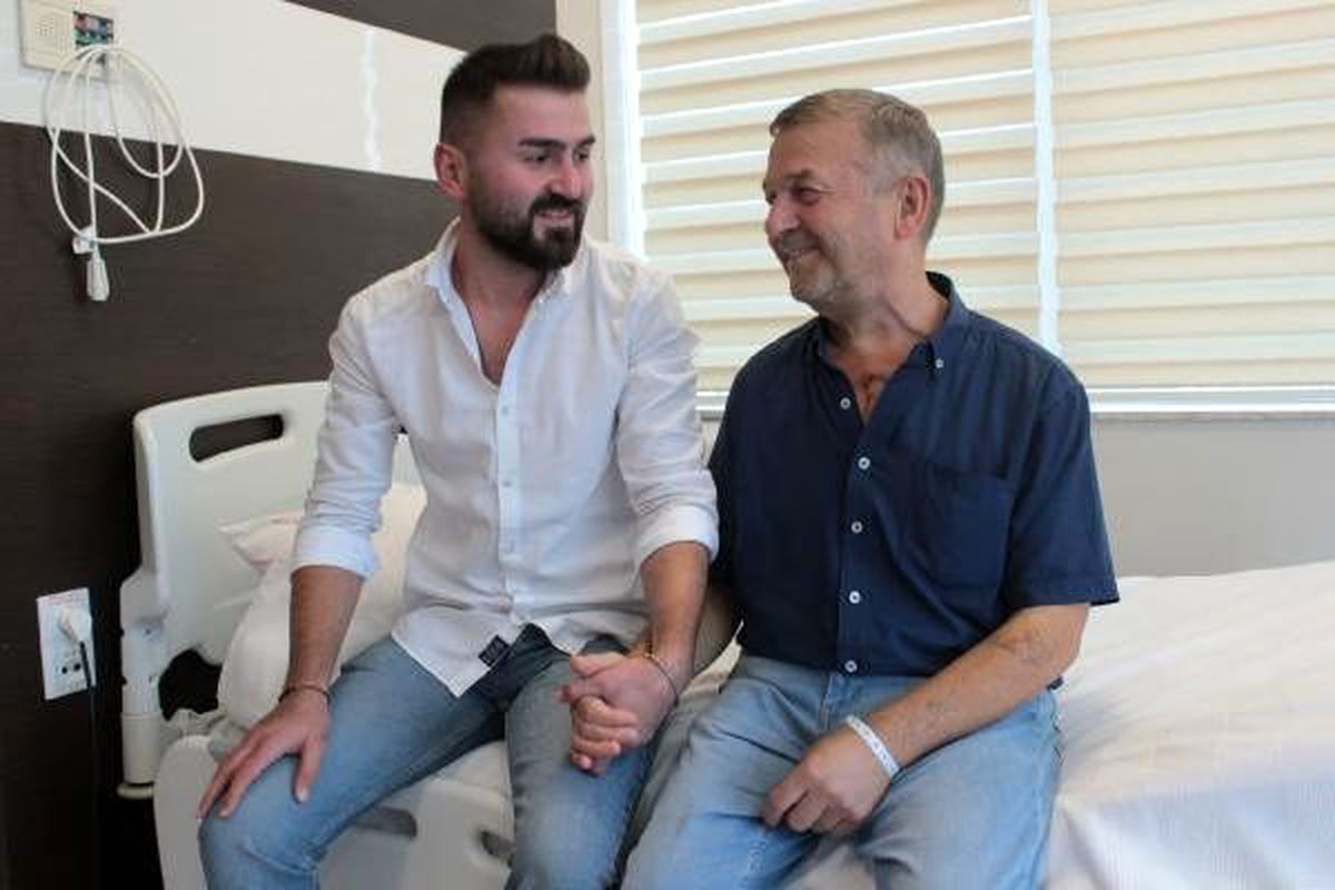 Aynı anda hem böbrek nakli hem by-pass oldu