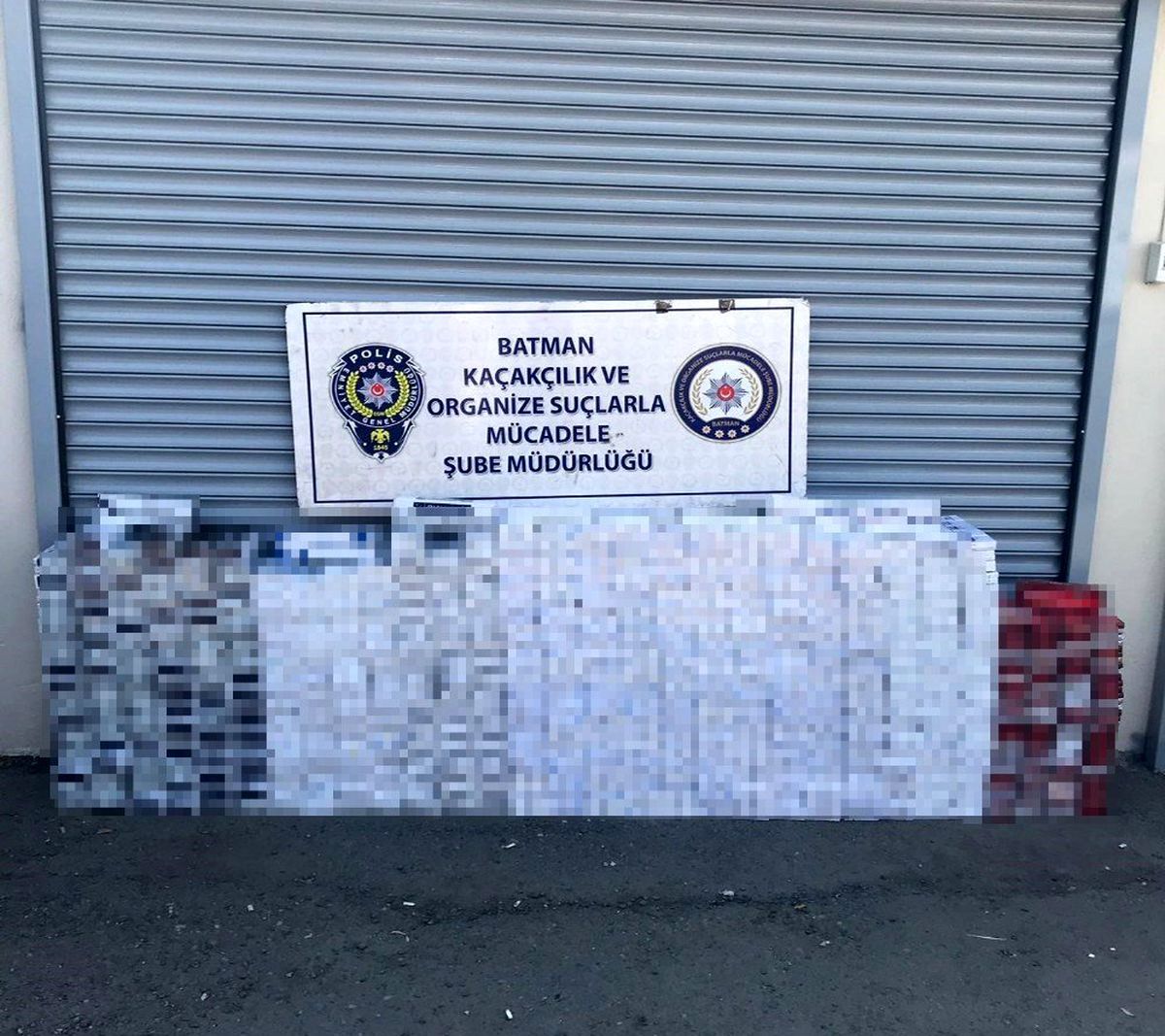 Batman\'da 8 bin 250 paket kaçak sigara ele geçirildi