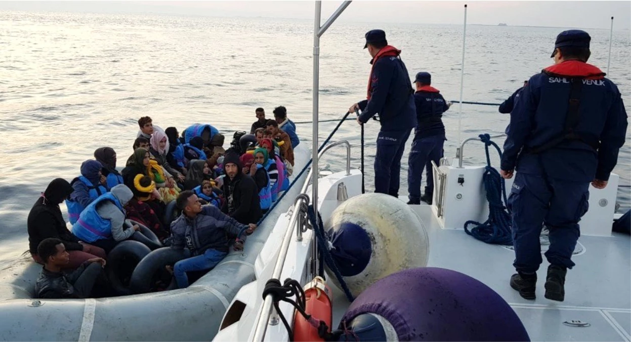 Didim\'de 34 düzensiz göçmen yakalandı