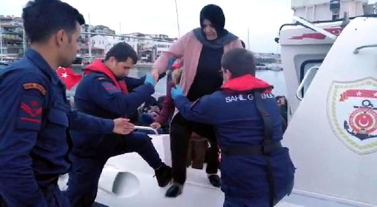 Ege denizi\'nde 9 ayda 36 bin 600 kaçak göçmen yakalandı